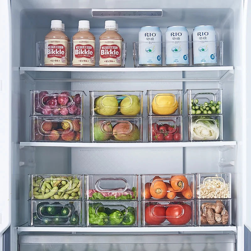 Transparent Refrigerator Storage Box